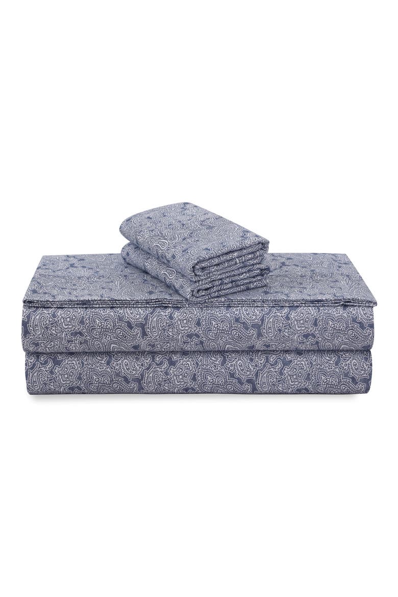 Cotton Flannel Sheet Set, Main, color, LUDOVICA PAISLEY