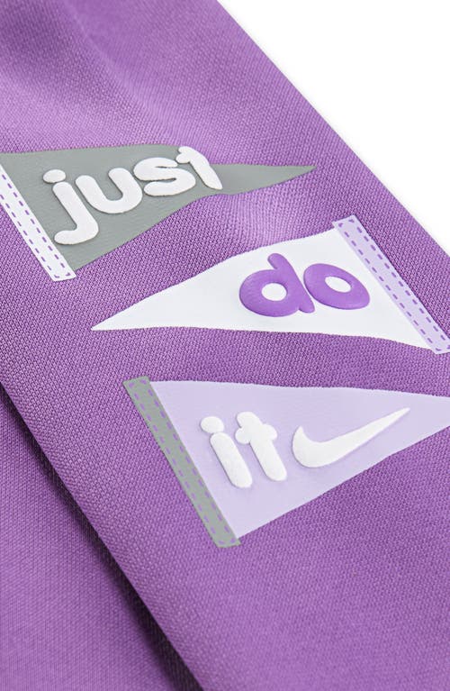 Nike Swoosh Track Suit In Purple
