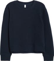 Zella Ottoman Twill Sweater