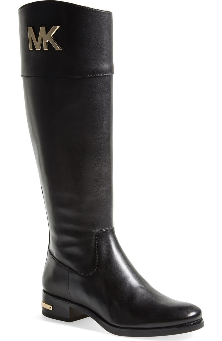 MICHAEL Michael Kors 'Hayley' Leather Boot, Main, color,