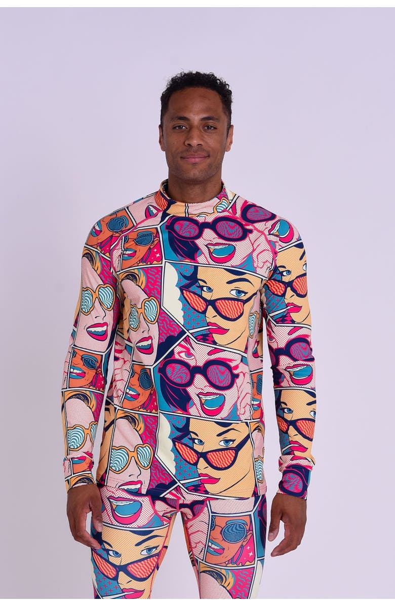 OOSC Baselayer Top - Comic Book Candy Men's, Main, color, Multi-Colour