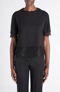 McQueen Lace Layer T-Shirt