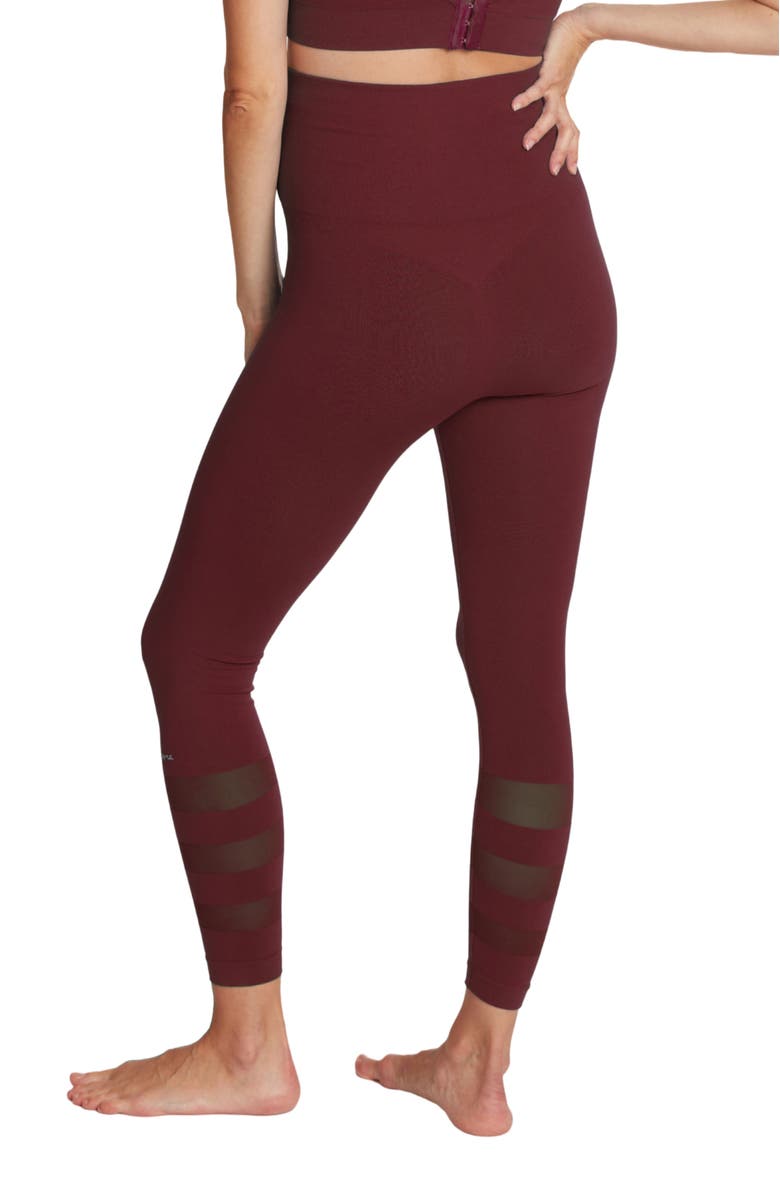 Cache Coeur Woma Maternity & Sports Leggings, Alternate, color, Plum
