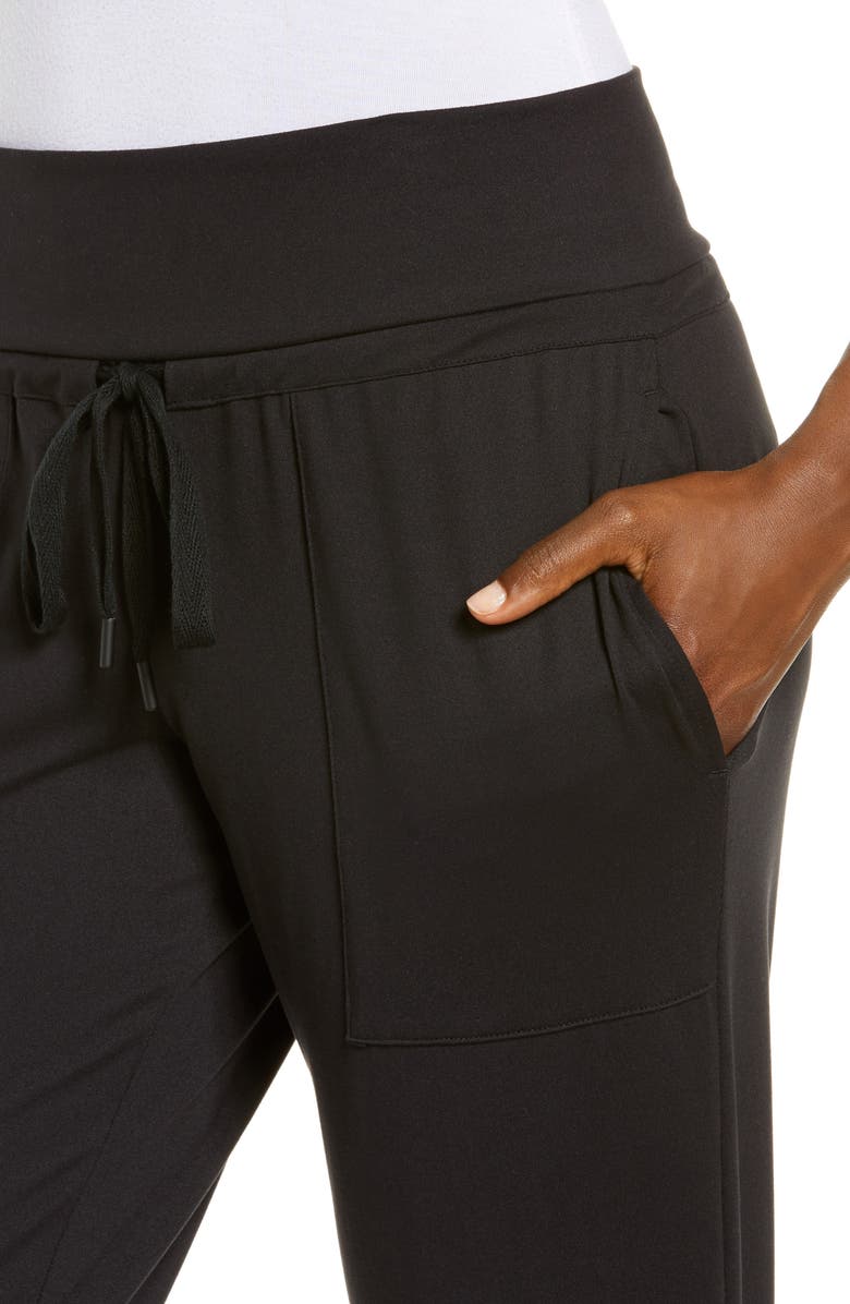 Felina Velvety Soft Joggers, Alternate, color, Black