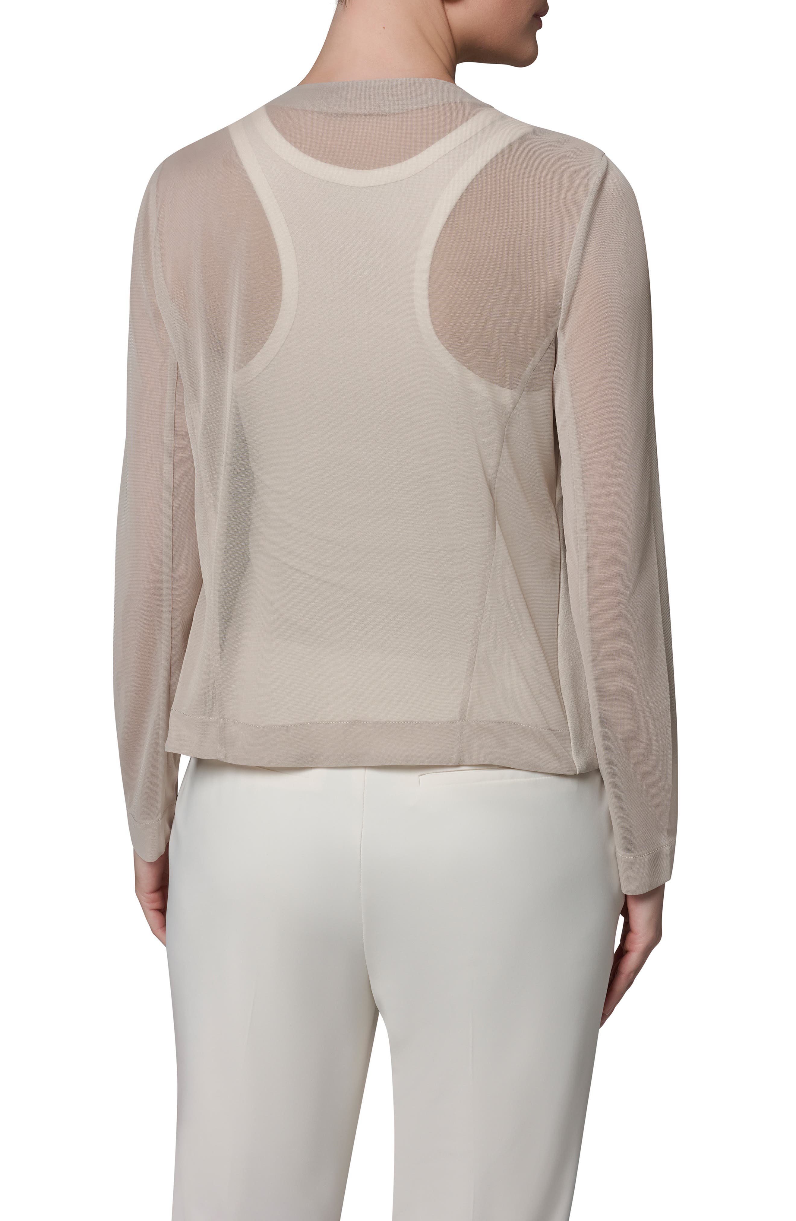 Sheer Contrast Jacket - image 4
