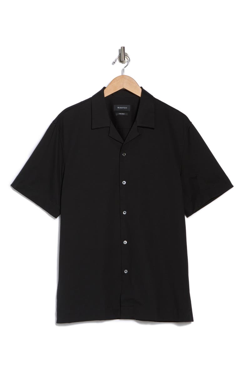 Bugatchi Coles Stretch Short Sleeve Button-Up Shirt, Alternate, color,