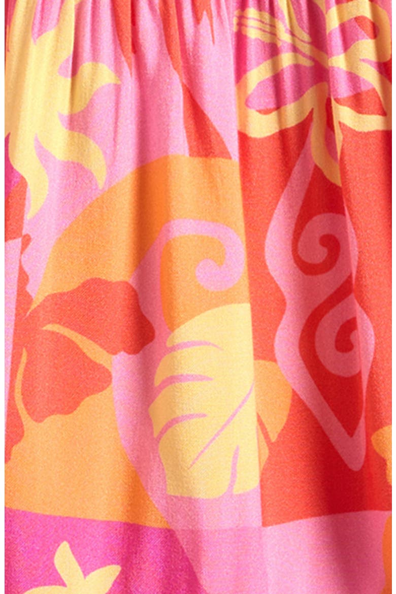 Kids' Tropical Dawn Dress, Alternate, color, TANGERINE