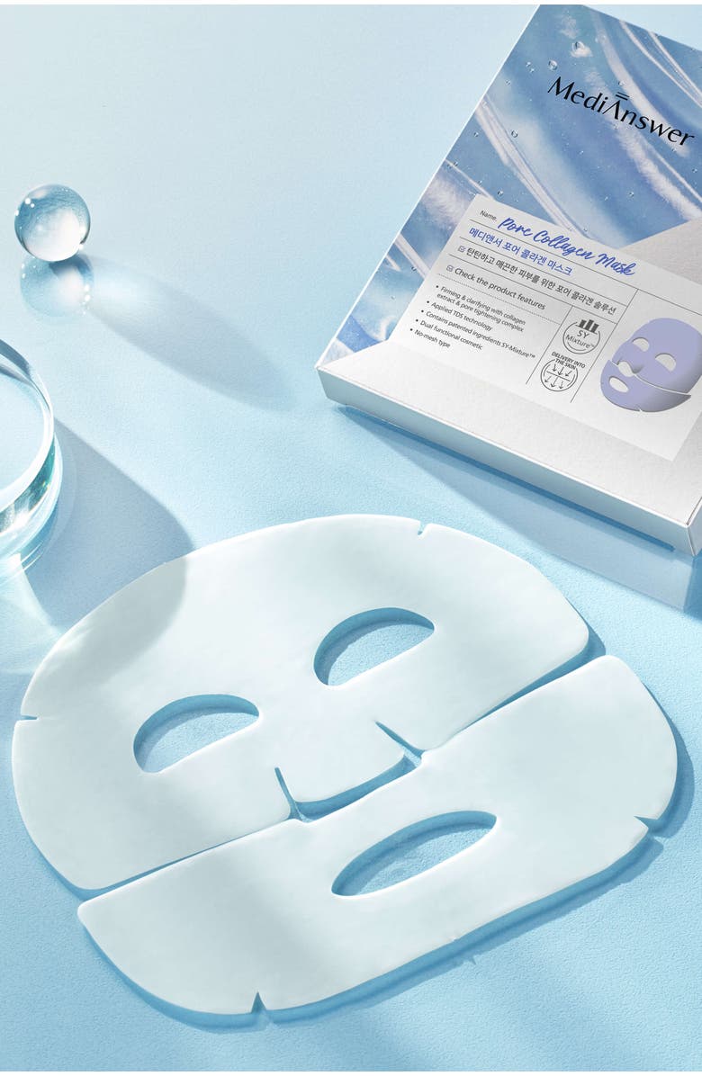 MediAnswer Pore Collagen Mask, Alternate, color, NO COLOR