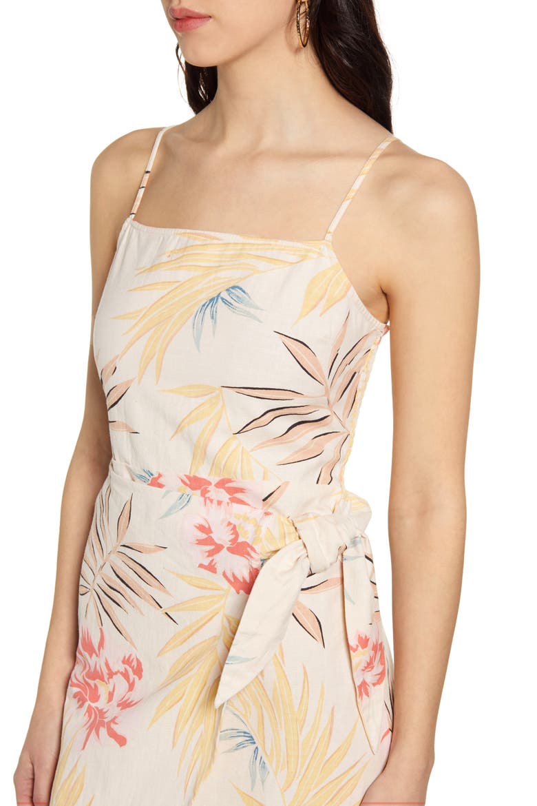 Island Hopper Tropical Sundress, Alternate, color, WHISPER
