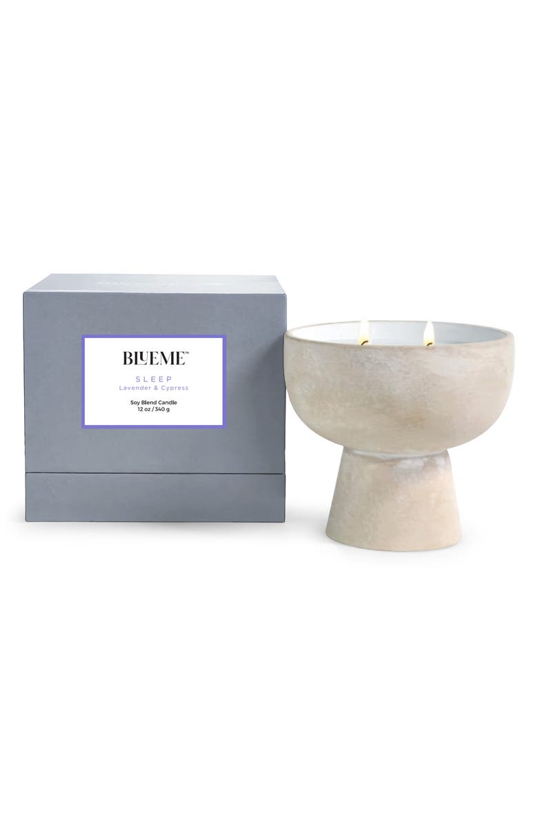 Blueme Sleep Ceramic Candle, Main, color, Medium