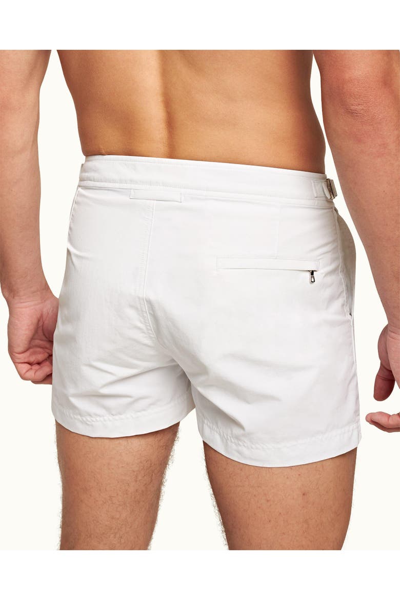 Springer Shortest-Length Swim Shorts, Alternate, color, White
