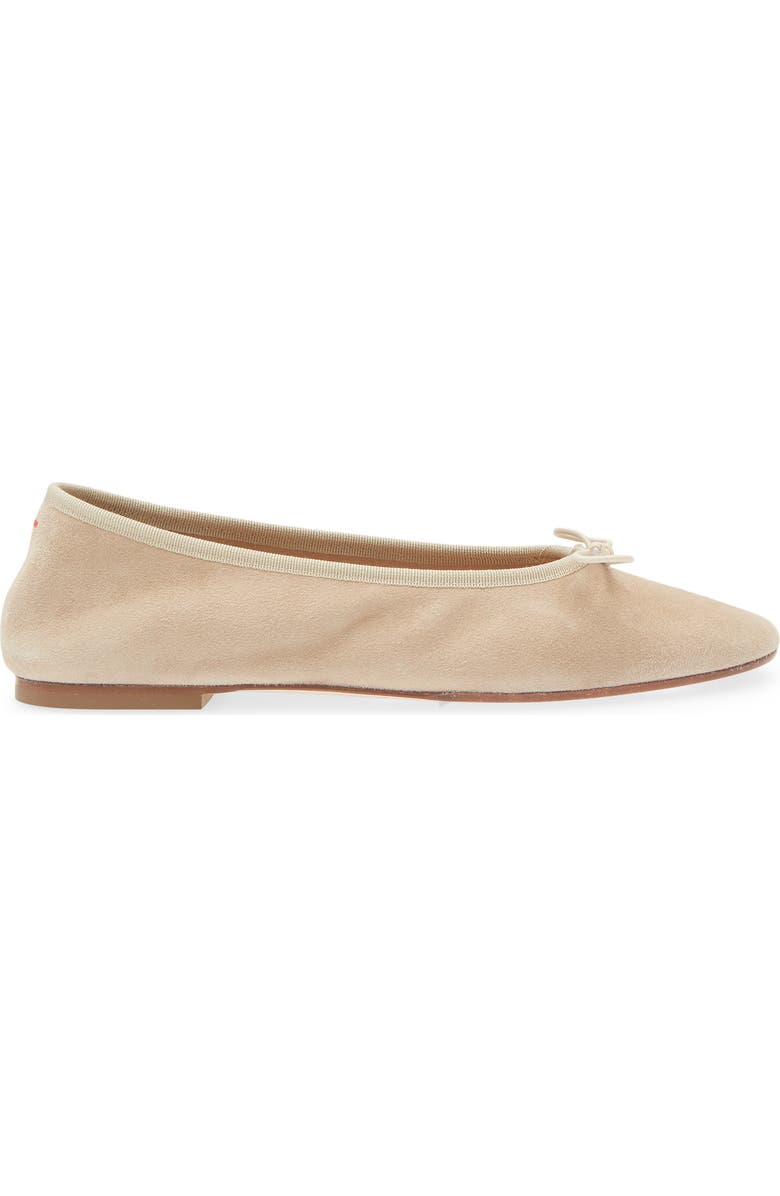 aeyde Tiby Ballet Flat, Alternate, color, Sand
