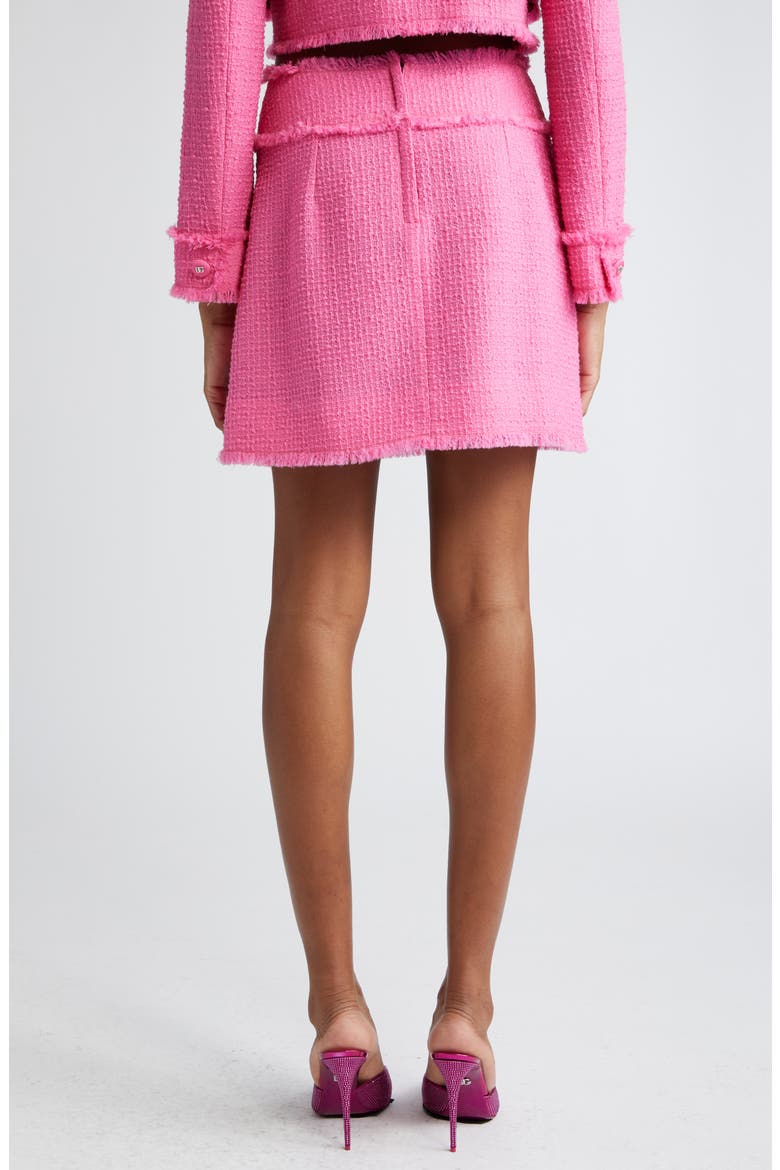 Rashel Tweed Miniskirt, Alternate, color, ROSA