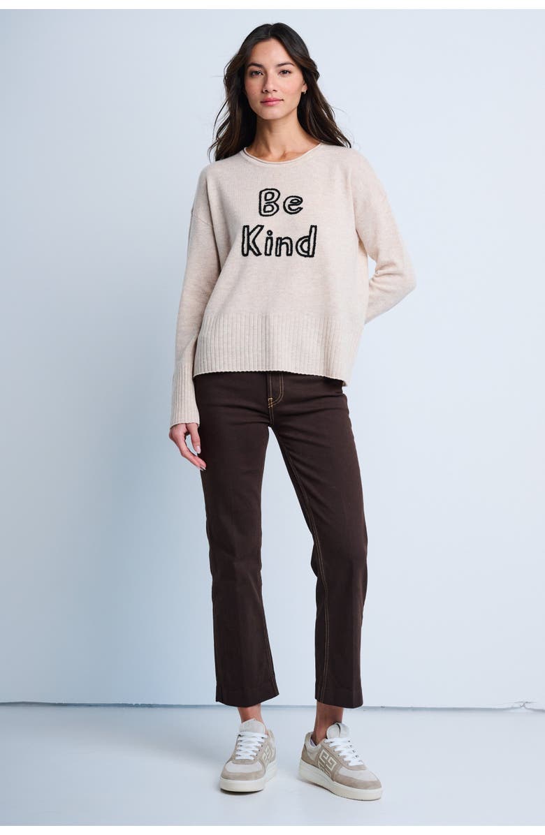 Lisa Todd Be Kind Sweater, Alternate, color, Hay