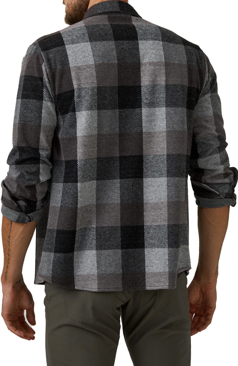 7 Diamonds Generation Plaid Stretch Flannel Button-Up Shirt, Alternate, color,