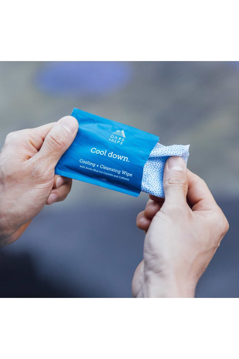 Cooling + Cleansing Wipes, Alternate, color, Blue