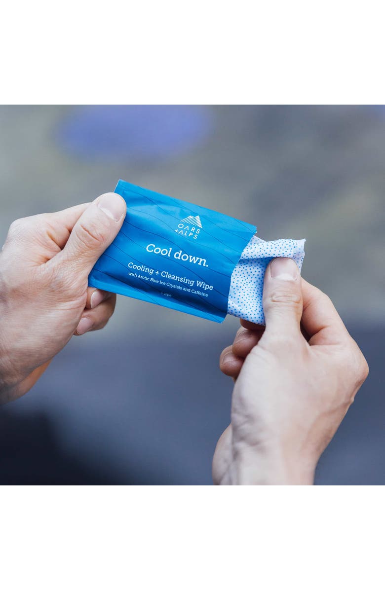 OARS + ALPS Cooling + Cleansing Wipes, Alternate, color, Blue
