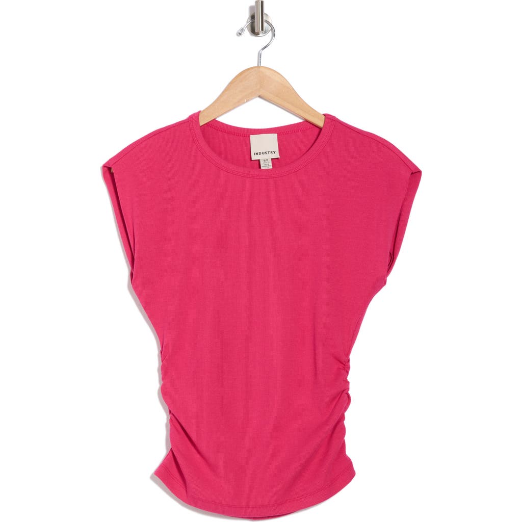 Industry Republic Clothing Ruched Side Ribbed Muscle Tank