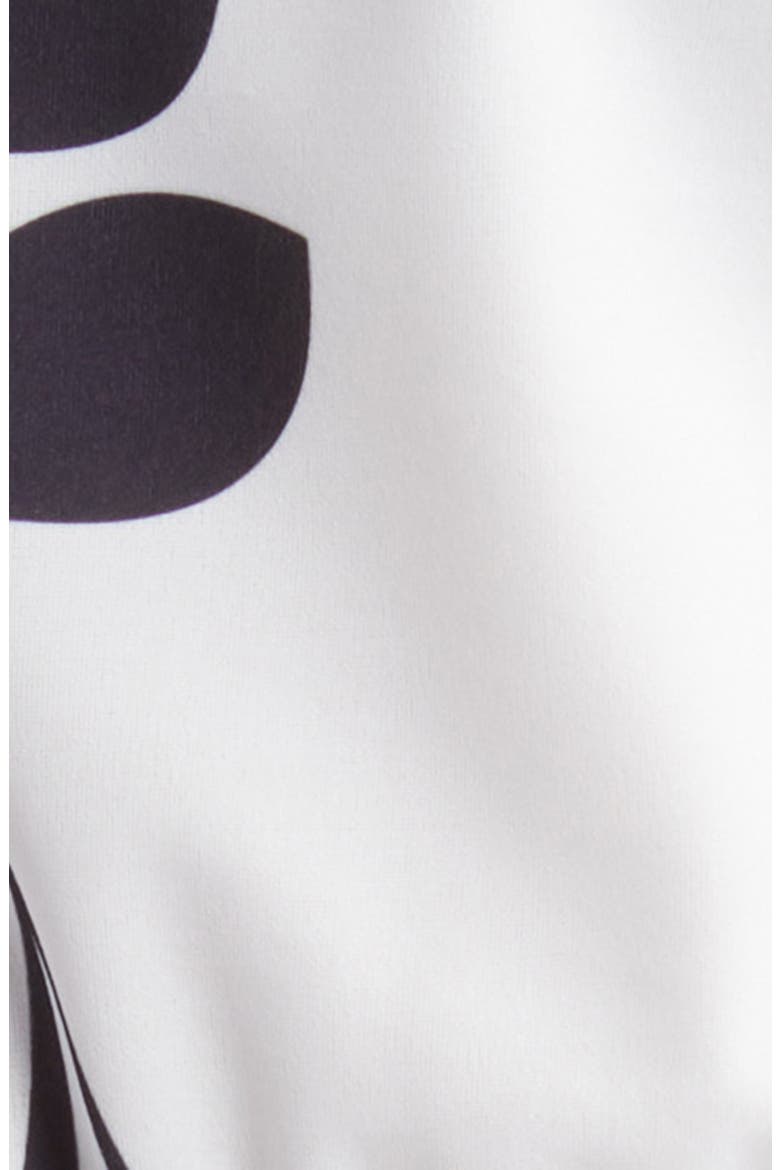 Lindsey Floral Tie Waist Jumpsuit, Alternate, color, WHITE/BLACK FLORAL