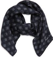Ralph Lauren Purple Label Flower Silk Foulard Neckerchief