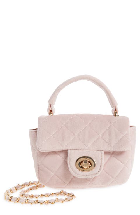 Kids' Quilted Top Handle Bag