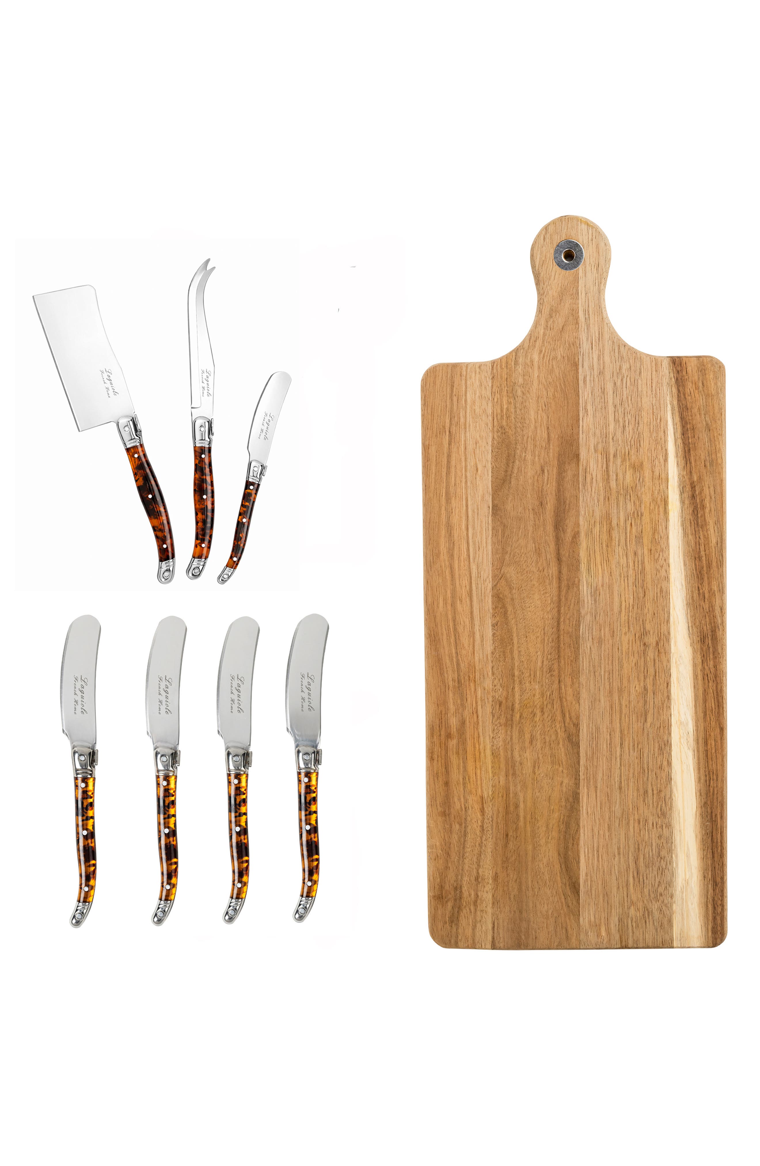 FRENCH HOME Laguiole 8-Piece Cheese Knife Set