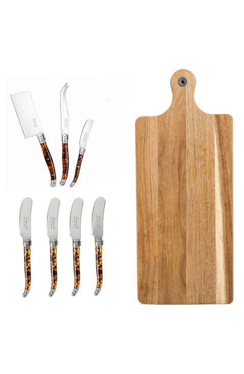 Laguiole 8-Piece Cheese Knife Set
