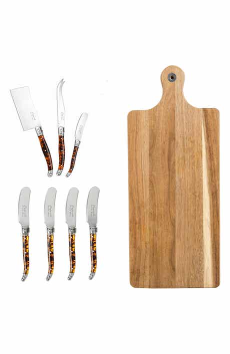 FRENCH HOME Laguiole 8-Piece Cheese Knife Set