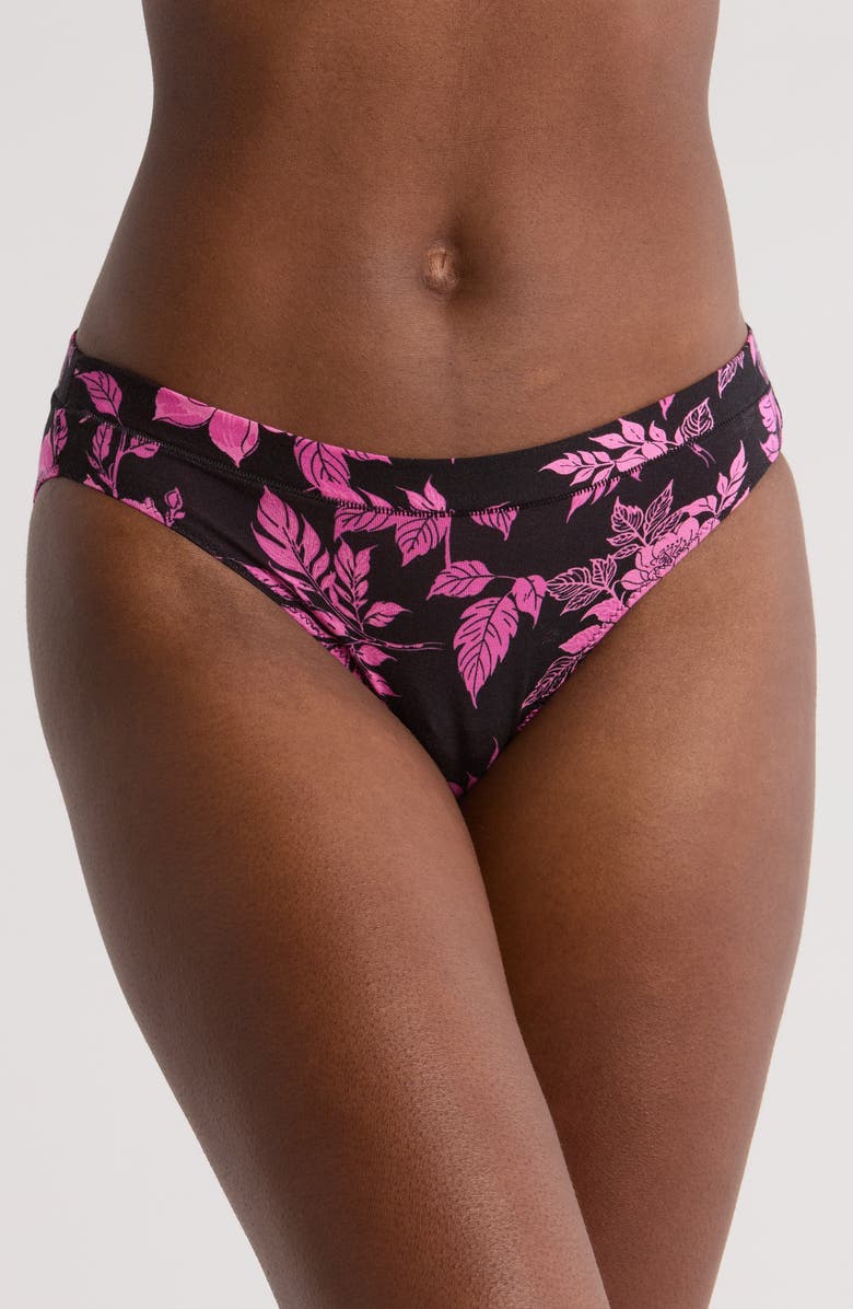 MeUndies FeelFree Bikini, Main, color, Pink Bloom