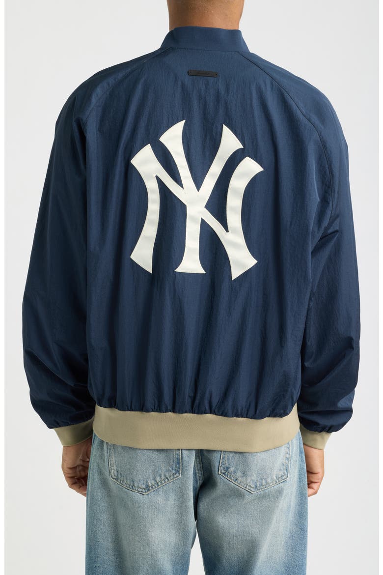 Yankees Half Zip Pullover, Alternate, color, DARK SAPPHIRE/ OVERLAND RIB