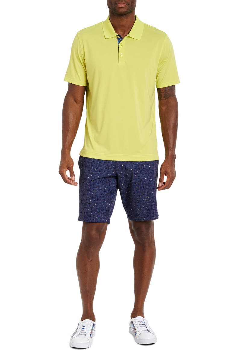 Elbridge Short Sleeve Performance Polo, Alternate, color, LIME