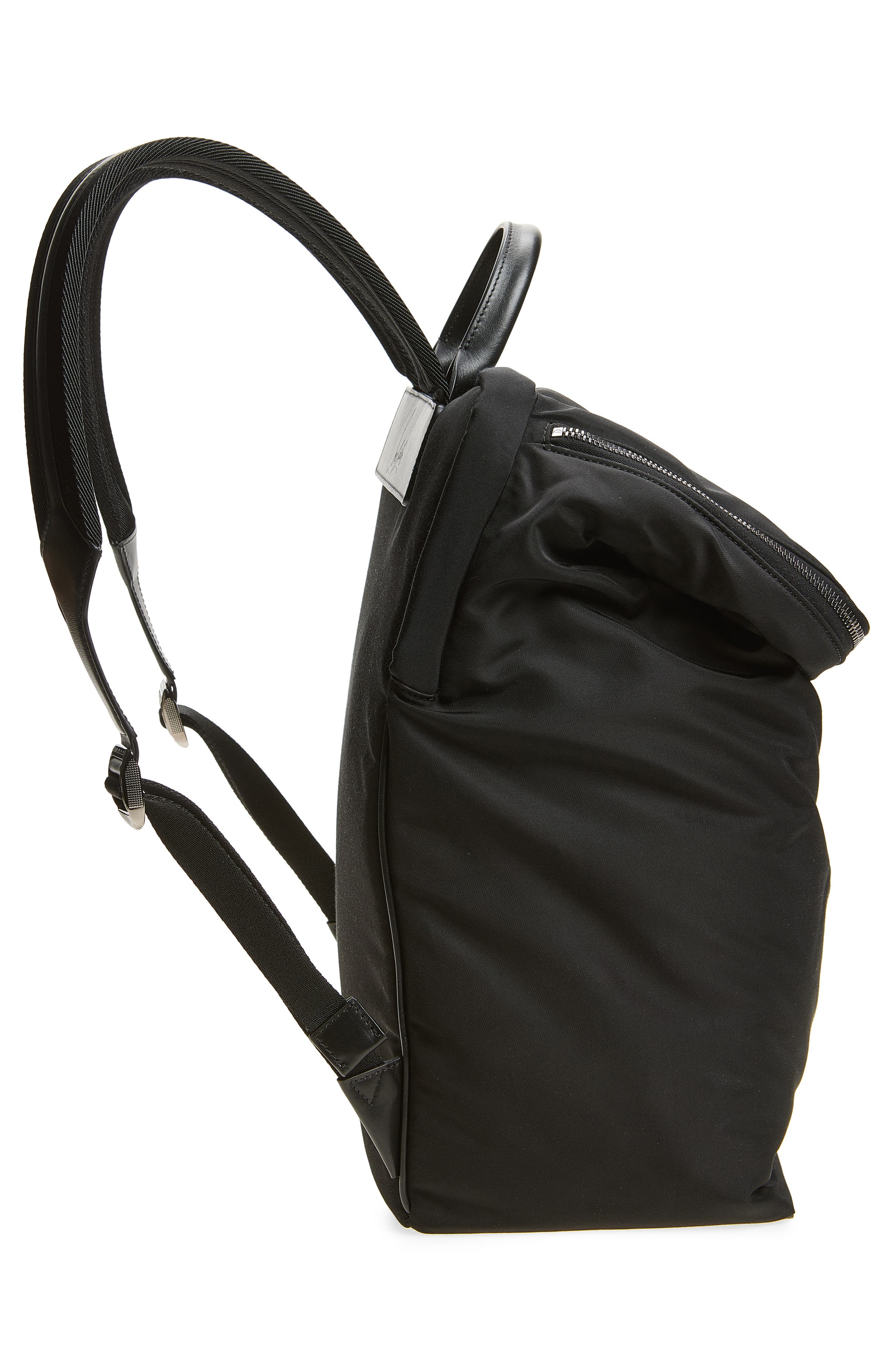 Christian Louboutin Nox Nylon Backpack, Alternate, color, Black