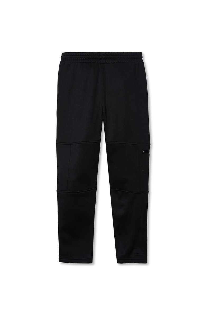 Lands' End Boys Basic Iron Knee Fleece Jogger, Alternate, color, Black