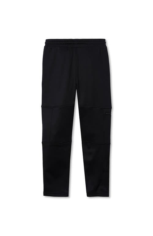 Lands' End Boys Basic Iron Knee Fleece Jogger In Black