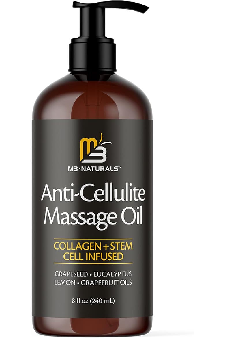 Anti-Cellulite Oil & Massager Bundle, Alternate, color, None