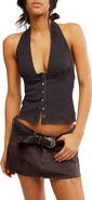 Free People Ramona Halter Crop Top