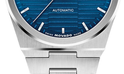 Movado Men's Bold Quest Swiss Automatic Stainless-steel Watch, 39mm In Blue