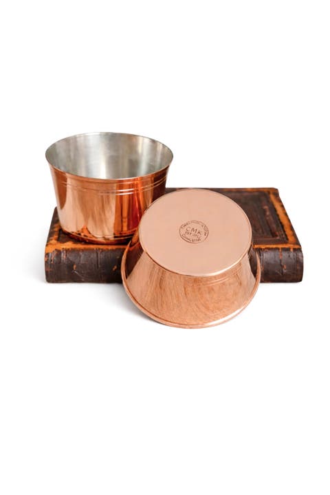 Vintage Inspired Copper Art Deco Bowls Set/2
