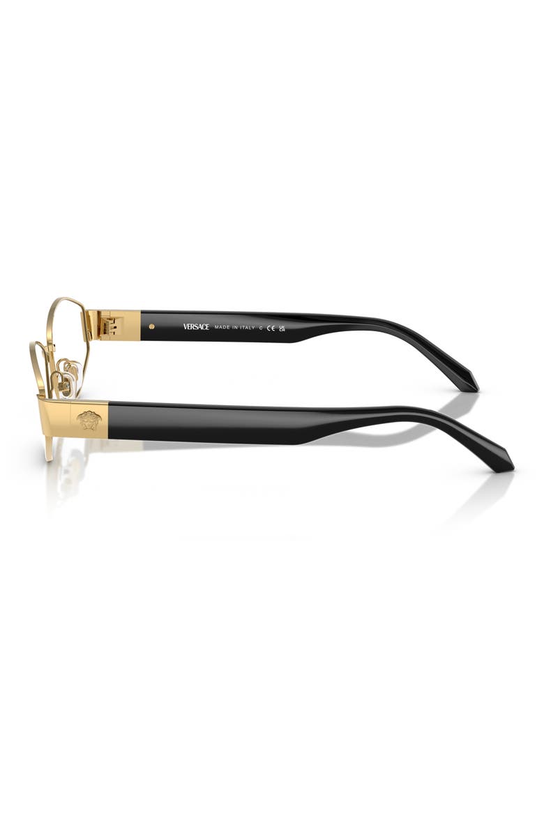 53mm Geometric Optical Glasses, Alternate, color, GOLD