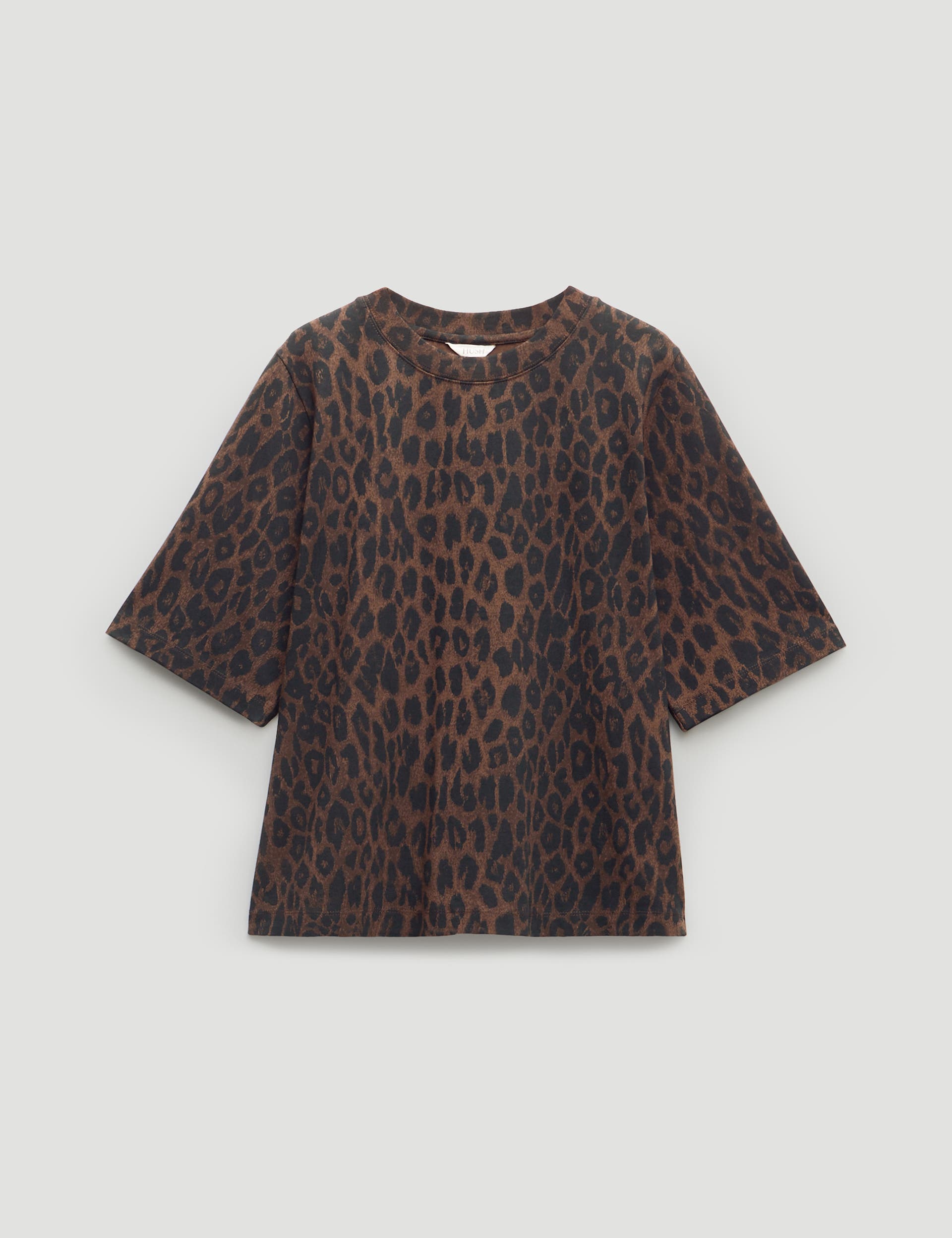 Romina Leopard Print T-Shirt - image 2