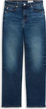 AG Brinley Mid Rise Straight Leg Jeans