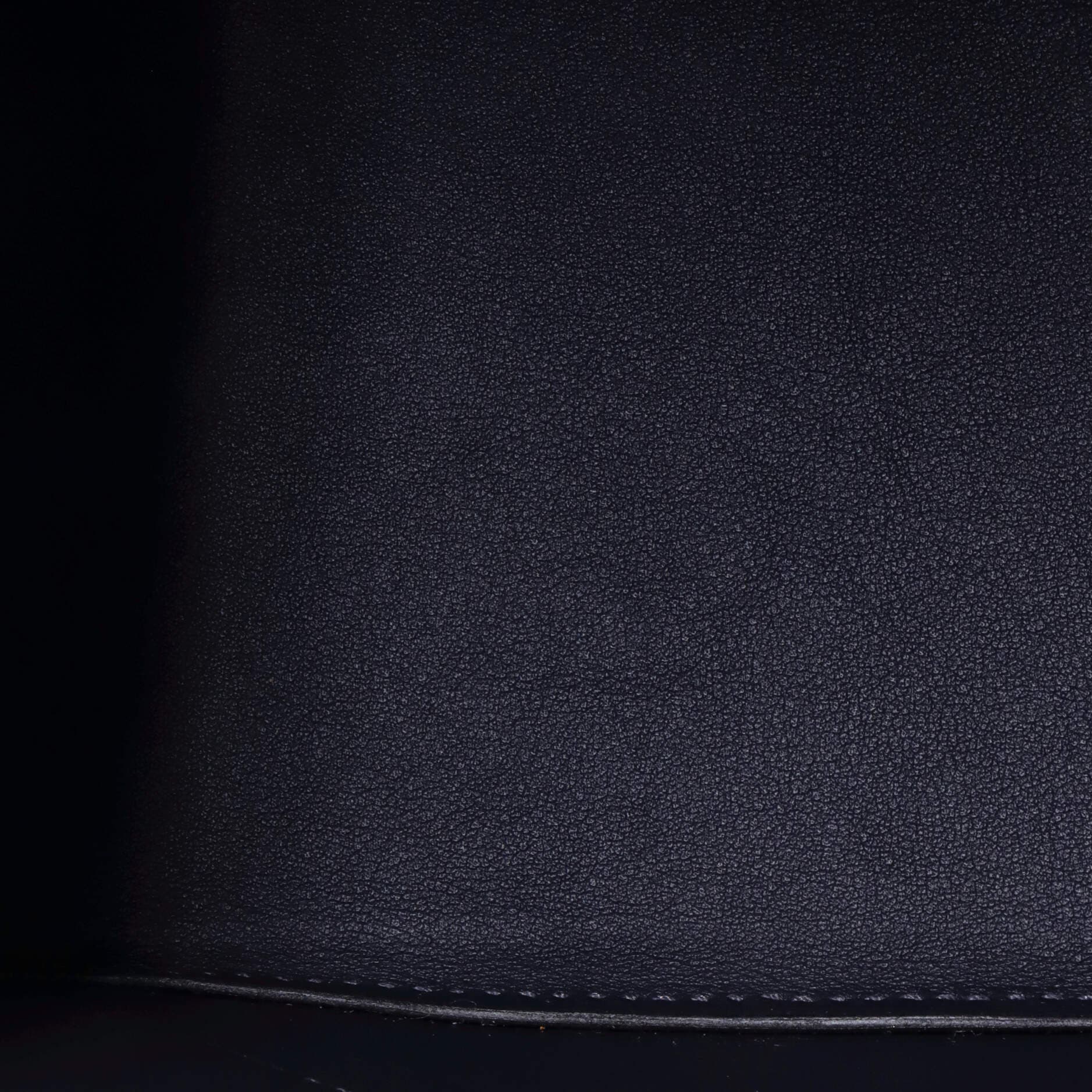 Pre-Owned Hermes Mali-Selle Messenger Bag Togo PM, Alternate, color, Bleu Nuit