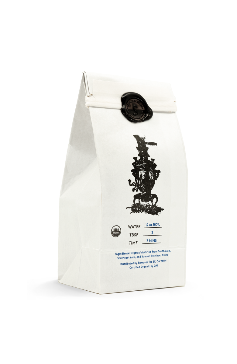 Samovar Tea English Breakfast Black Tea, Organic, Alternate, color, 2 Oz Bag