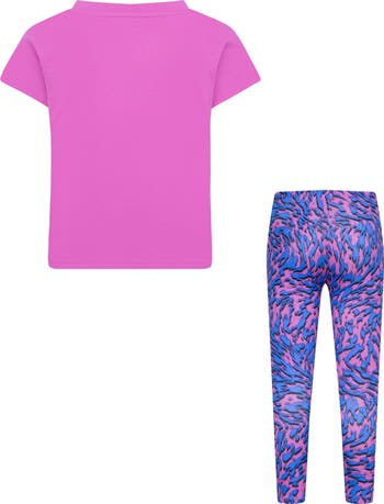Kids' Just Do It Logo Graphic T-Shirt & Leggings Set