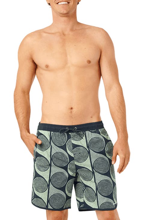 Spiral Volley Swim Trunks