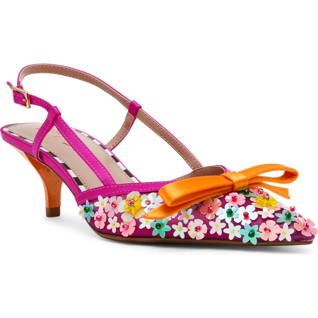 BETSEY JOHNSON BETSEY JOHNSON SADYY SLINGBACK POINTED TOE PUMP
