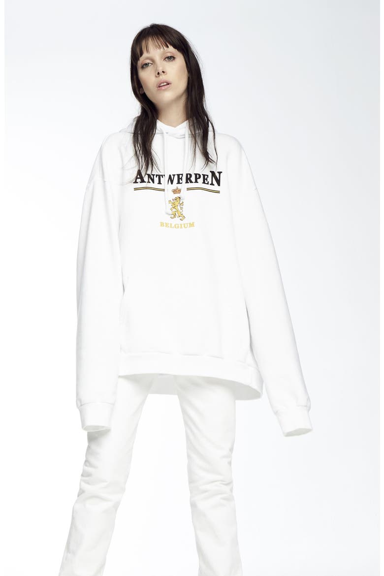 x SPACE Graphic Hoodie (Nordstrom Exclusive), Alternate, color, WHITE