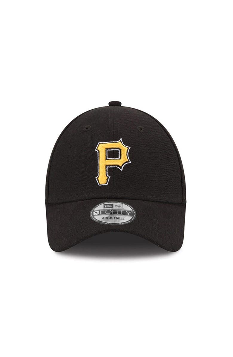 New Era Men's New Era Black Pittsburgh Pirates The League 9FORTY Adjustable Hat, Alternate, color,