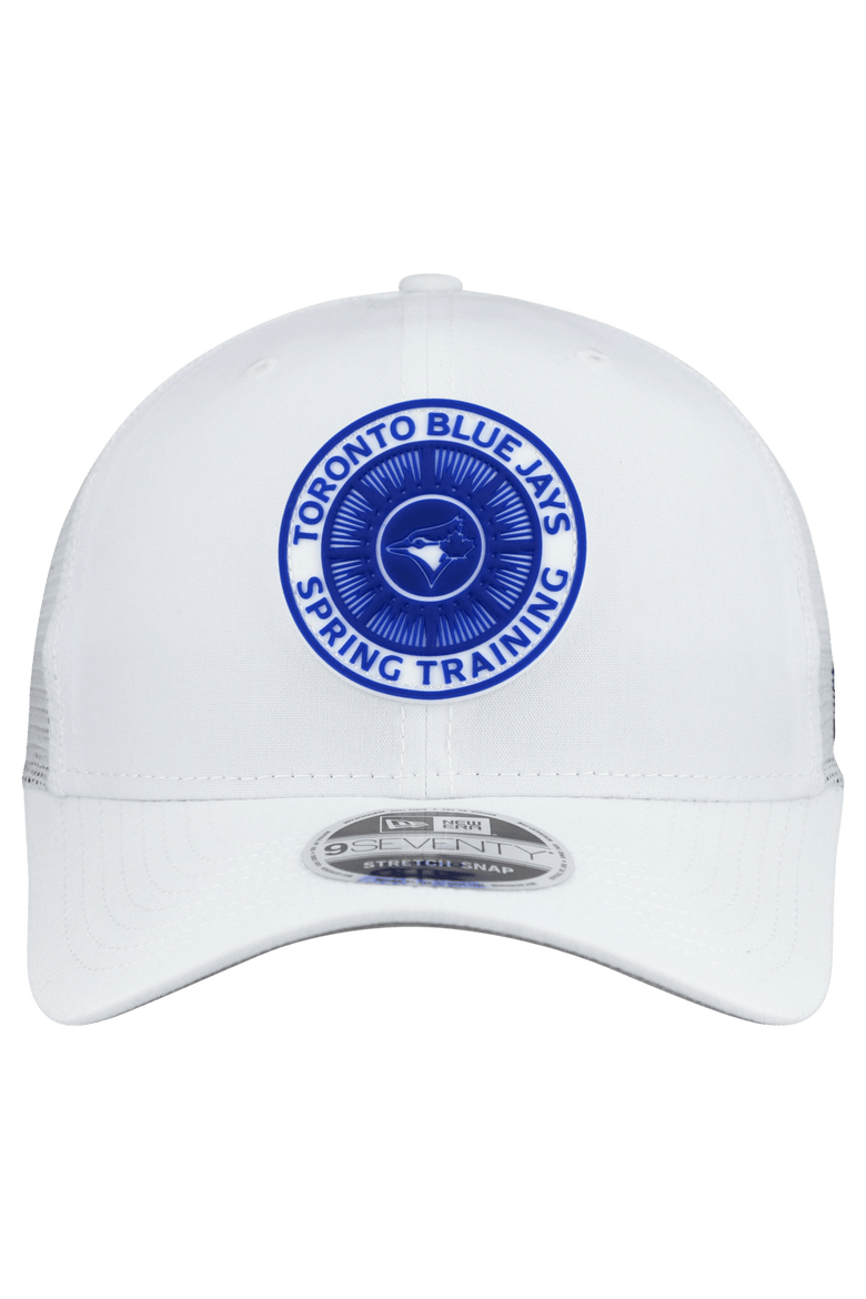 Men's New Era  White Toronto Blue Jays 2026 Spring Training Fan Pack 9SEVENTY Adjustable Trucker Hat, Alternate, color, White