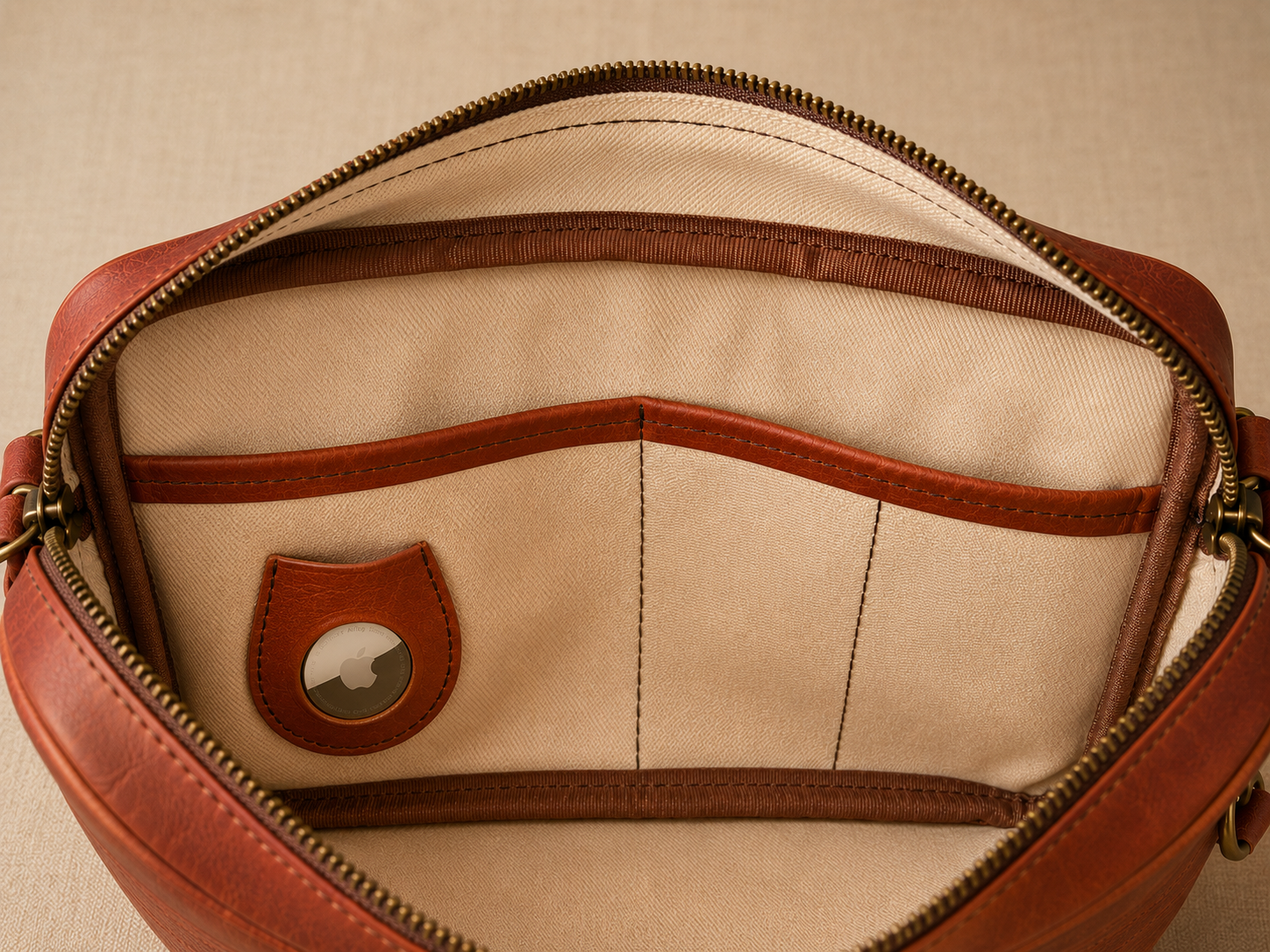 The Companion Crossbody Sling Bag, Alternate, color, Saddle Tan